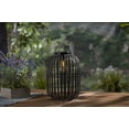 thumbnail image 2 of Gerson 45913 - 13" Rechargeable Battery Operated E27 Base LED Bulb (13"H Willow Lantern w/ Solar Light, E27 LED Bulb), 2 of 6