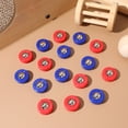 thumbnail image 2 of 16 Pcs Rondelles Coulissantes de Table pour Fête d'Enfants, Jeu de Soccer de Table, Perles Roulantes, Rouleaux à Friser, 2 of 5