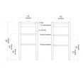 thumbnail image 6 of Boraam Square 29" Rush Backless Kitchen Bar Stool - Cream, 6 of 9
