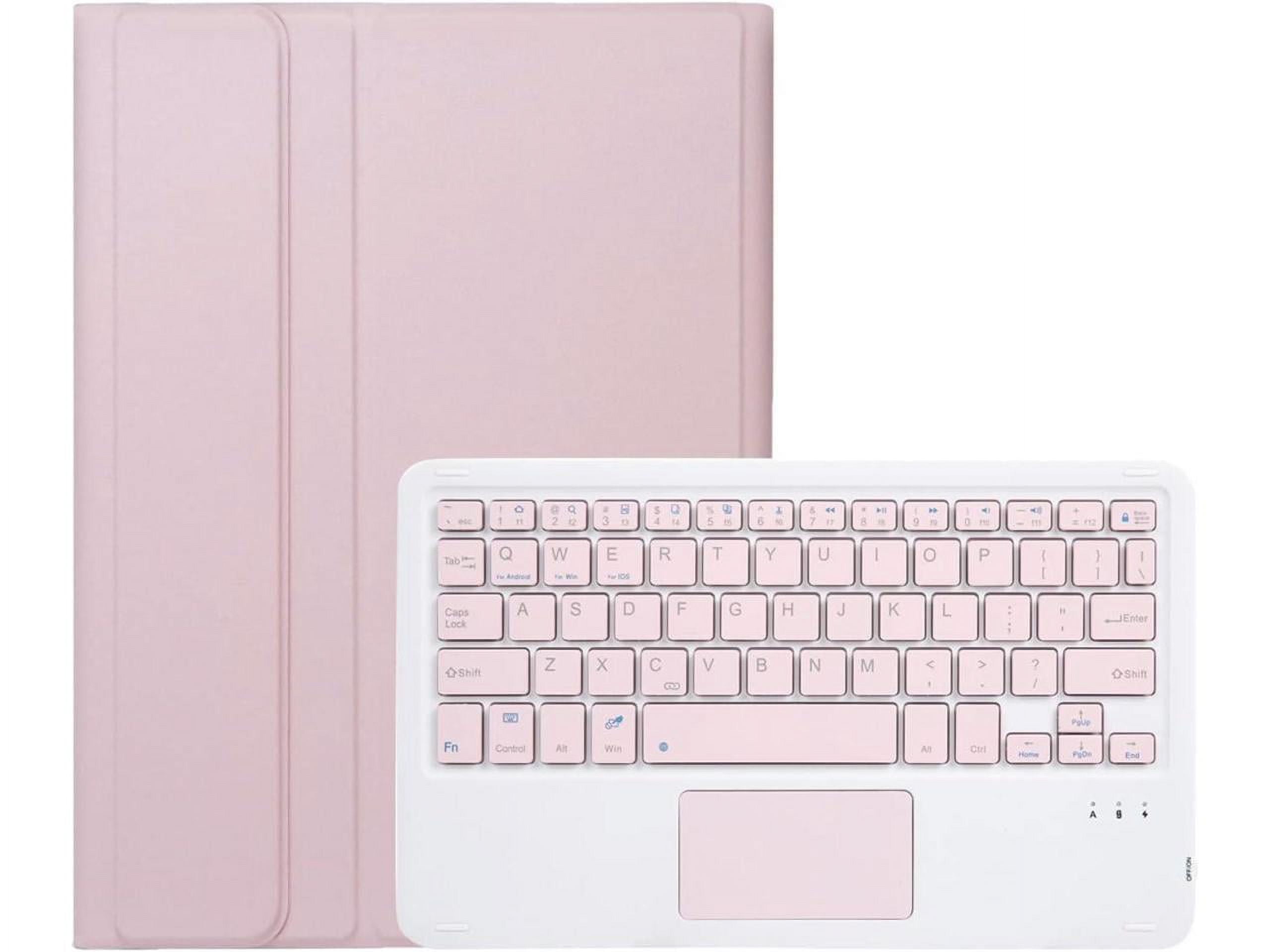 DKAHOEE Backlit Touchpad Keyboard Case For Lenovo Tab M11 11 Inch 2024 3-Zone Backlit Wireless Keyboard With Slim Stand Cover Case For 11" Lenovo Tab