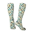 thumbnail image 4 of Haiem Fathers day Socks, Funny Novelty Crazy Design Cotton Socks Sports Socks Knee High Socks For Men, Women,1Pairs - Gift For Working Friends, 4 of 9
