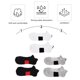 thumbnail image 3 of unbranded 3 Pares Calcetines Deportivos Masculinos Negros De Corte Con Absorción De Sudor Y Antideslizantes, 3 of 5