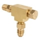 thumbnail image 2 of Adaptador en T de latón 4AN 1/8in NPT BSP, sellado perfecto para Sensor de presión de alimentación de aceite Turbo Jadeshay A, 2 of 8