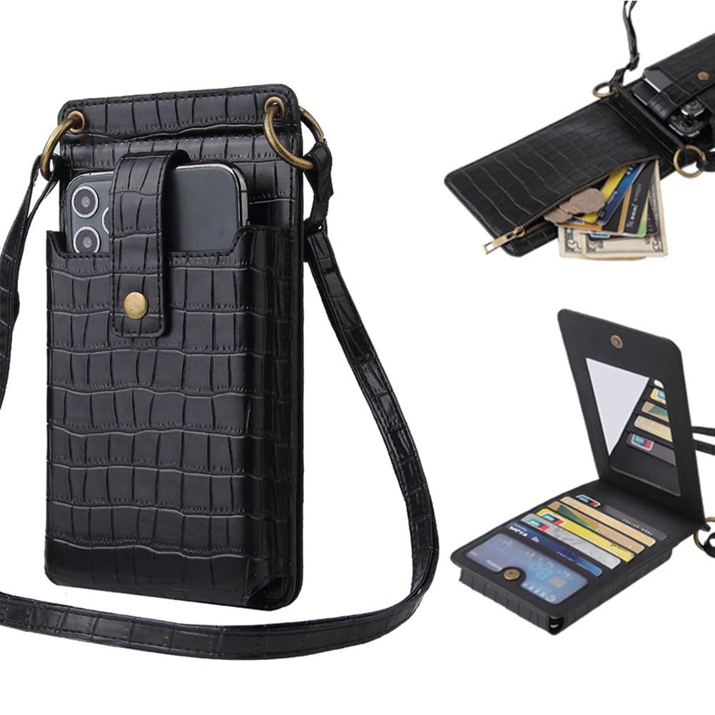 Diseño De Partición Mujeres Bolso Para Teléfono Móvil Estilo Vertical Bolso Bandolera Patrón De