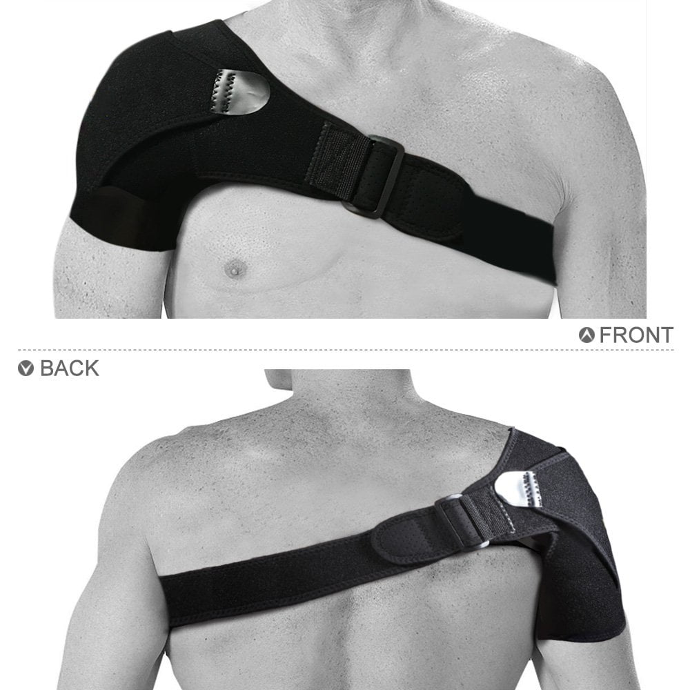 Rotator Cuff Brace for Frozen Shoulder Shoulder Dislocation Sprains Blue, L/XL Chest:38-51in Bursitis Muscles Pain Relief Sling for Women and Men AC Joint Pain DOACT Shoulder Brace Support for Dislocated Shoulder 
