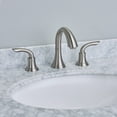 thumbnail image 2 of EVIVA Friendy Widespread (2 Handles) Bathroom Faucet (Brushed Nickel), 2 of 2