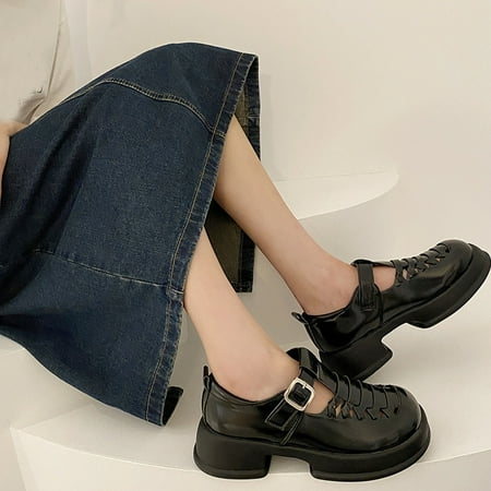 

Uorcsa Womens Shoes Flats Comfort Work Women s Retro Elastic Ankle Boots Flat Heel Round Toe Flat Heeled Hollow Out Boot Daily Black Size 6