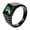 Black Green, variant on Men's Stainless Steel Vintage Simple Square Red Stone Ring with Black Plated Side, for Wedding Statement Size 8
