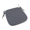 thumbnail image 3 of Cojín de la silla para la silla de comedor, la cubierta lavable lavable, cómodo colchón de asiento interior de piso para el asiento interior para la c Gris oscuro, 3 of 8