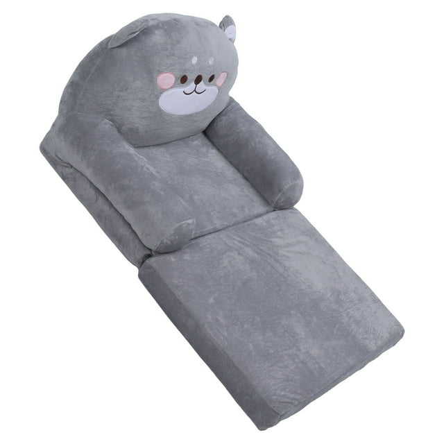 Cartoon Foldable Kids Sofa For Premium Character Sofa Transformable Fold, Upholstered 2 In 1 Flip Open Couch For Infant Toddler Baby