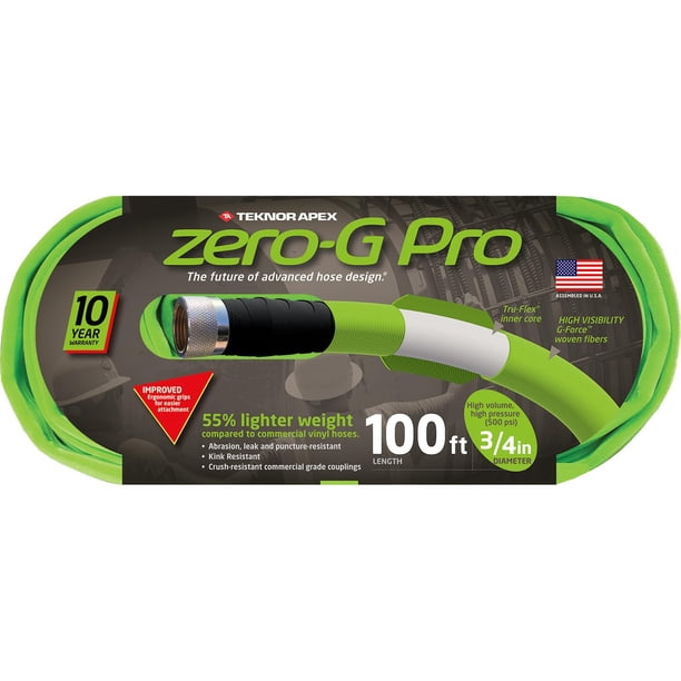 Manguera de jardín Teknor Apex Zero-G Pro 3/4 pulgadas x 30 m verde