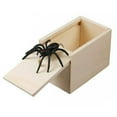 thumbnail image 1 of Wooden Surprise Prank Box Halloween Money Gift Box Joke Christmas Fake Jumping Rubber Bug Toy, 1 of 9