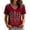 Wine, variant on 911 Never Forget Shirt for Women Patriot Day Memorial Tops for Women Vintage 911 Memorial 25th Anniversary Tee Tops