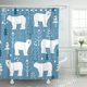 thumbnail image 1 of Cortinas de Ducha ABPHQTO Oso Polar Bebé Cara Nieve 165x180 cm, 1 of 2