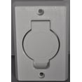 thumbnail image 1 of Built in Central Vacuum Cleaner White Auto Inlet Round Door Plastiflex, 1 of 1