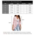 thumbnail image 3 of Womens Casual Lightweight Open Front Cardigans Soft 3/4 Sleeve Summer/Fall Ruffles Cardigan Shermie, 3 of 4