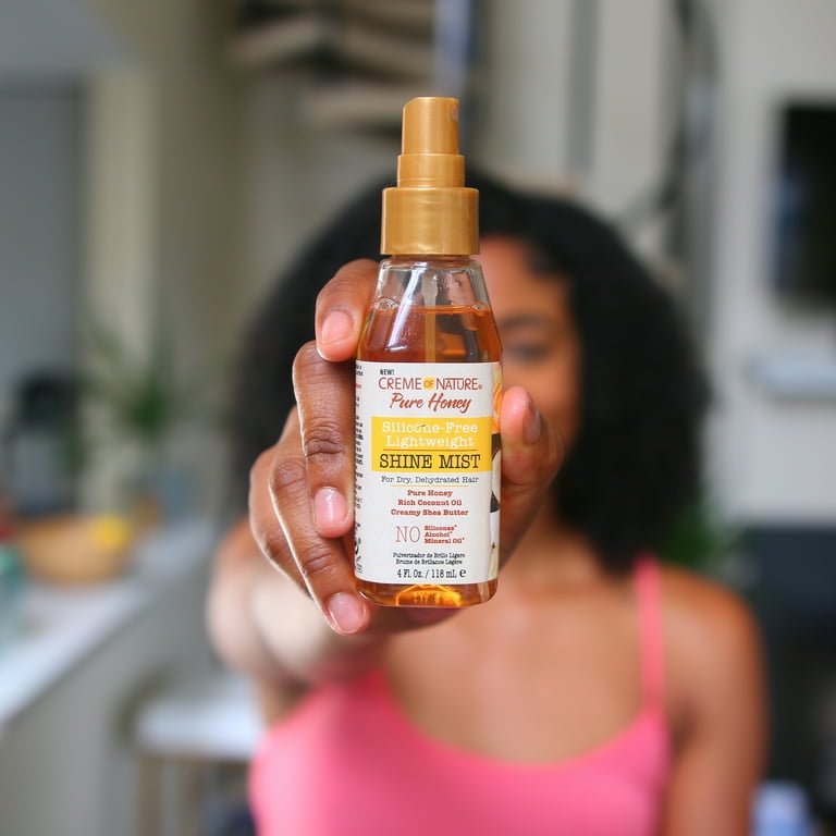 CREME OF NATURE Pure Honey Silicone-Free Lightweight Shine Mist (4oz) CREME OF NATURE Pure Honey Silicone-Free Lightweight Shine Mist (4oz)
