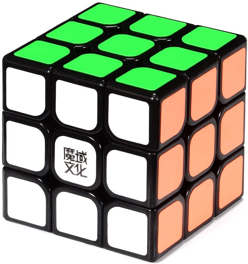 Moyu Aolong V2 3x3x3 Spring Speed Puzzle Cube Magic Cube Black 57mm x 57mm