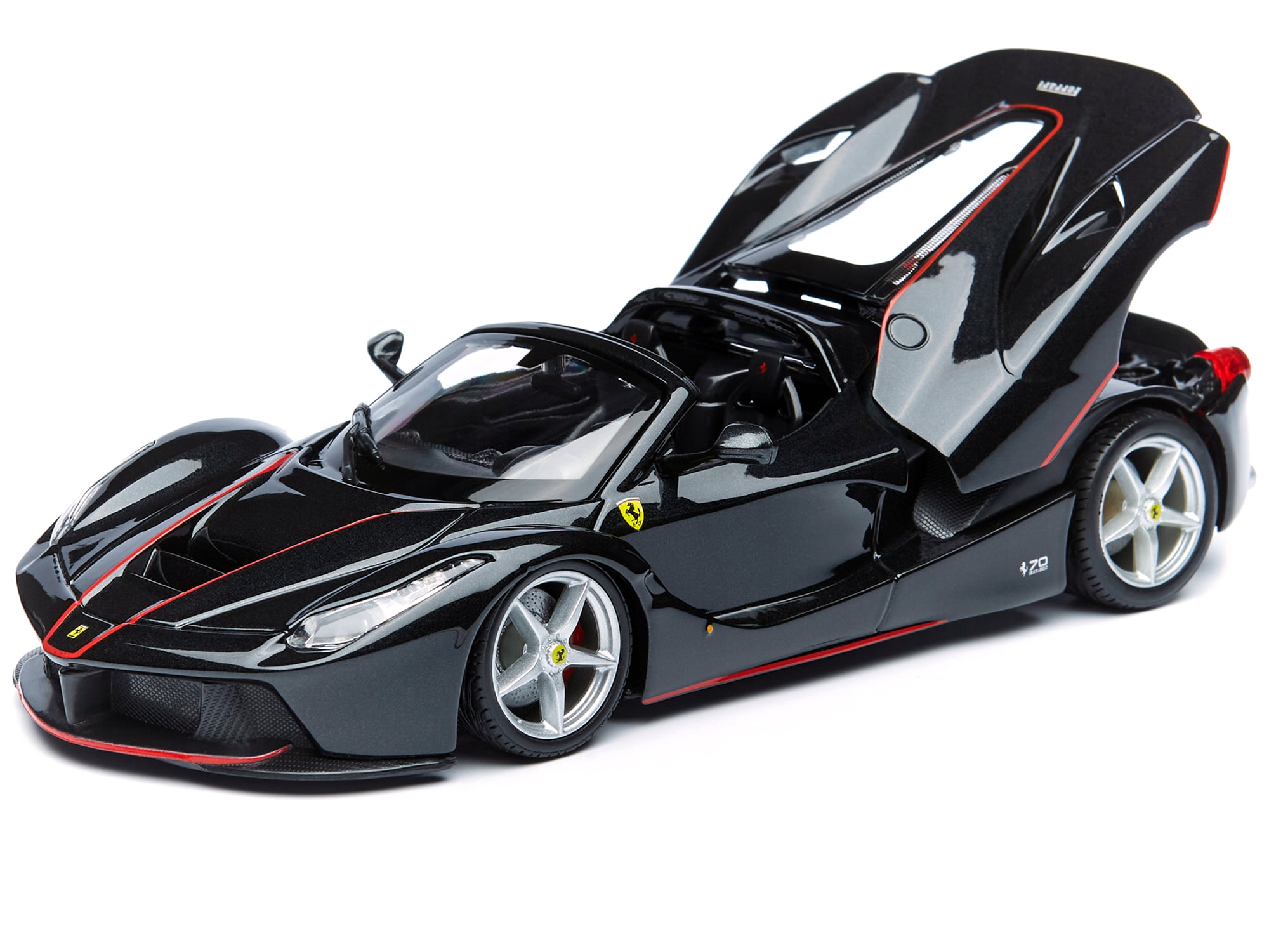18-26022 - Bburago - 1:24 - Ferrari R&P - Black open LaFerrari