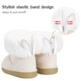 thumbnail image 5 of Toddler Snow Boots Girls Winter Boots,White B,5 Toddler=CN22, 5 of 7