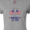 thumbnail image 4 of Inktastic America Est 1776 4th of July Women's T-Shirt, 4 of 5