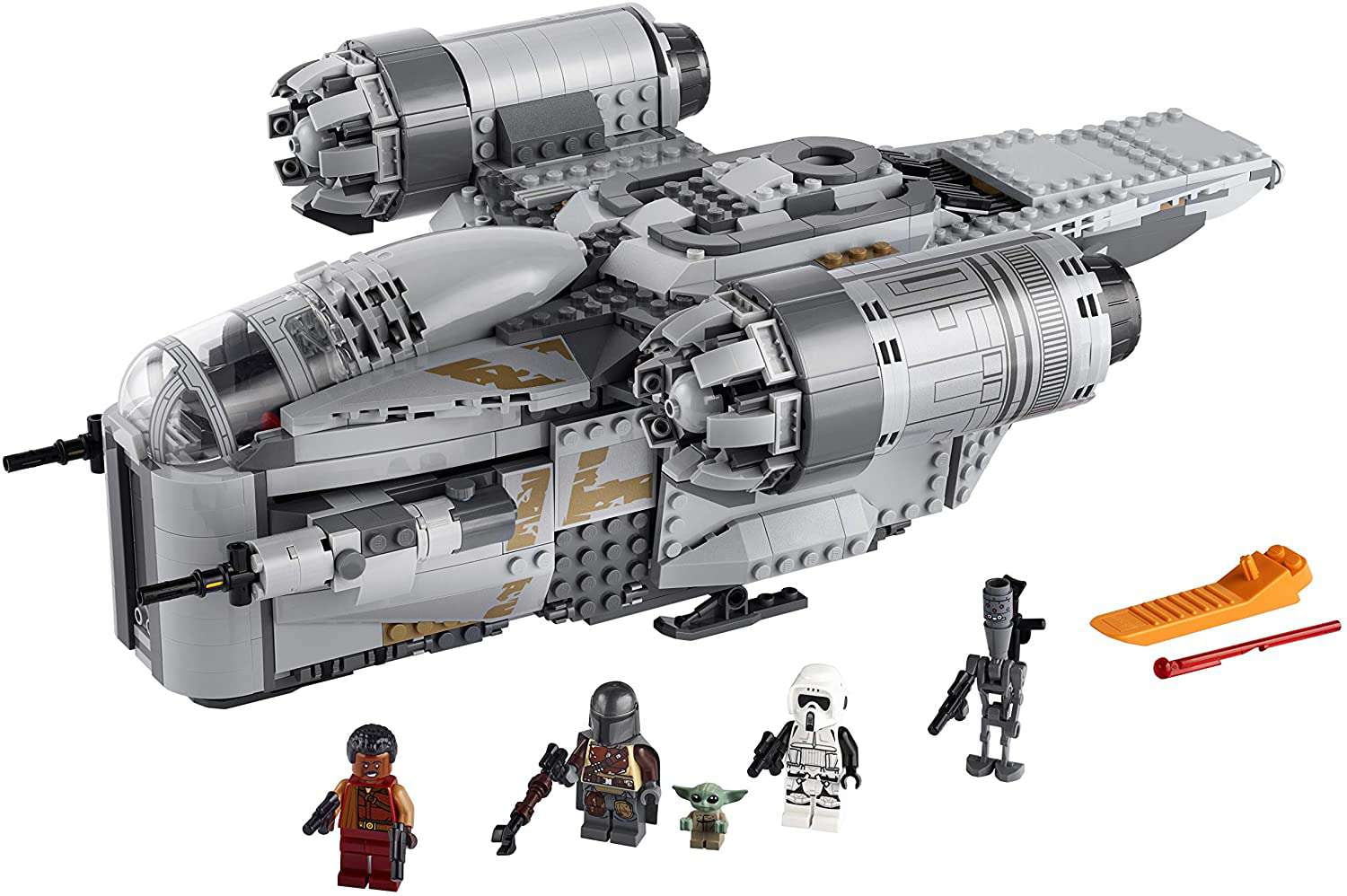 Pre-Owned LEGO Star Wars The Mandalorian The Razor Crest 75292 Building Kit (1,023 pieces)