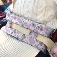 thumbnail image 3 of Floral Garden Butterfly Seatbelt Pillow - Post-Surgery Recovery Cushion for Mastectomy - Soft Car Travel Pressure Relief Pad, 3 of 7