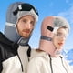 thumbnail image 4 of Gorros de invierno para hombres y mujeres, gorro frío con máscara facial completa, gorro de caza de invierno, gorro de aviador, 4 of 5