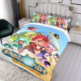 thumbnail image 3 of Defensores de Petronix Conjunto de sábanas temático, trío de piezas, cómodo y amigable con la piel, diseño único, regalo de decoración para el hogar para familiares, amigos y fans,135cm *200cm, 3 of 6