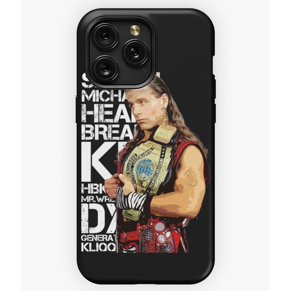 Shawn Michaels Neon HBK The Icon Fan Graphic Art A1289 Phone Case for iPhone 11 to 17 Pro Max