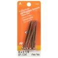 thumbnail image 2 of #8 x 2-1/2" Zinc Plated Steel Coarse Thread Phillips Bugle Head All Purpose Screws, 2 of 2