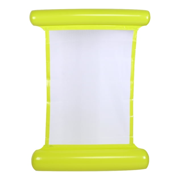 Hamaca de natación, hamaca flotante inflable portátil para piscina, durabilidad mejorada