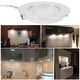 thumbnail image 4 of 6PCS DC12V 3W Lámpara de gabinete de foco brillante de disco de luz LED ultrafina con divisor blanco, 4 of 8