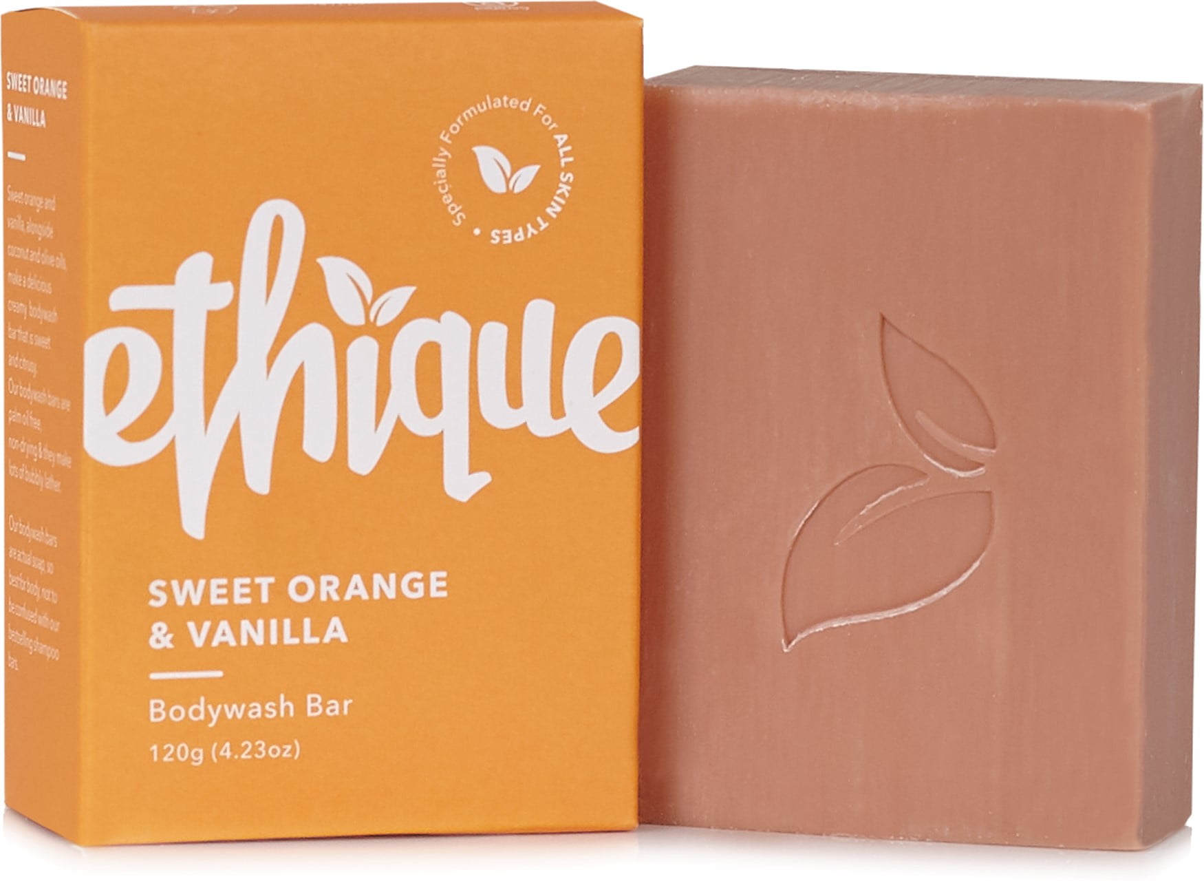 Ethique Bodywash, Sweet Orange & Vanilla - 4.23 oz