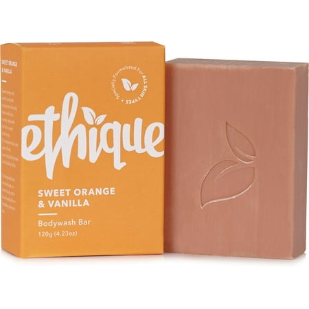 Ethique Sweet orange & Vanilla Bodywash Bar 4.23 oz - (Pack of 2)