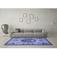 thumbnail image 3 of Ahgly Company Indoor Round Animal Blue Traditional Area Rugs, 7' Round, 3 of 4