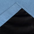 thumbnail image 2 of 2-Piece 100% Blackout Thermal Curtains - Black Back & Grommets - 4 SIZES, 2 of 5