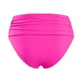 thumbnail image 5 of Women's High Waist Bikini Bottoms Ruched Cutout Full Coverage Beach Swimming Yoga, 5 of 5