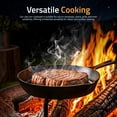 thumbnail image 6 of Utopia Kitchen Cast iron Skillets 3 Piece Set, Chefs Pan, Pre Seasoned Cast iron Skillets, 6, 8 & 10 Inches, Easy Use in the Oven, Stove, Grill, or Campfire, Black, 6 of 8