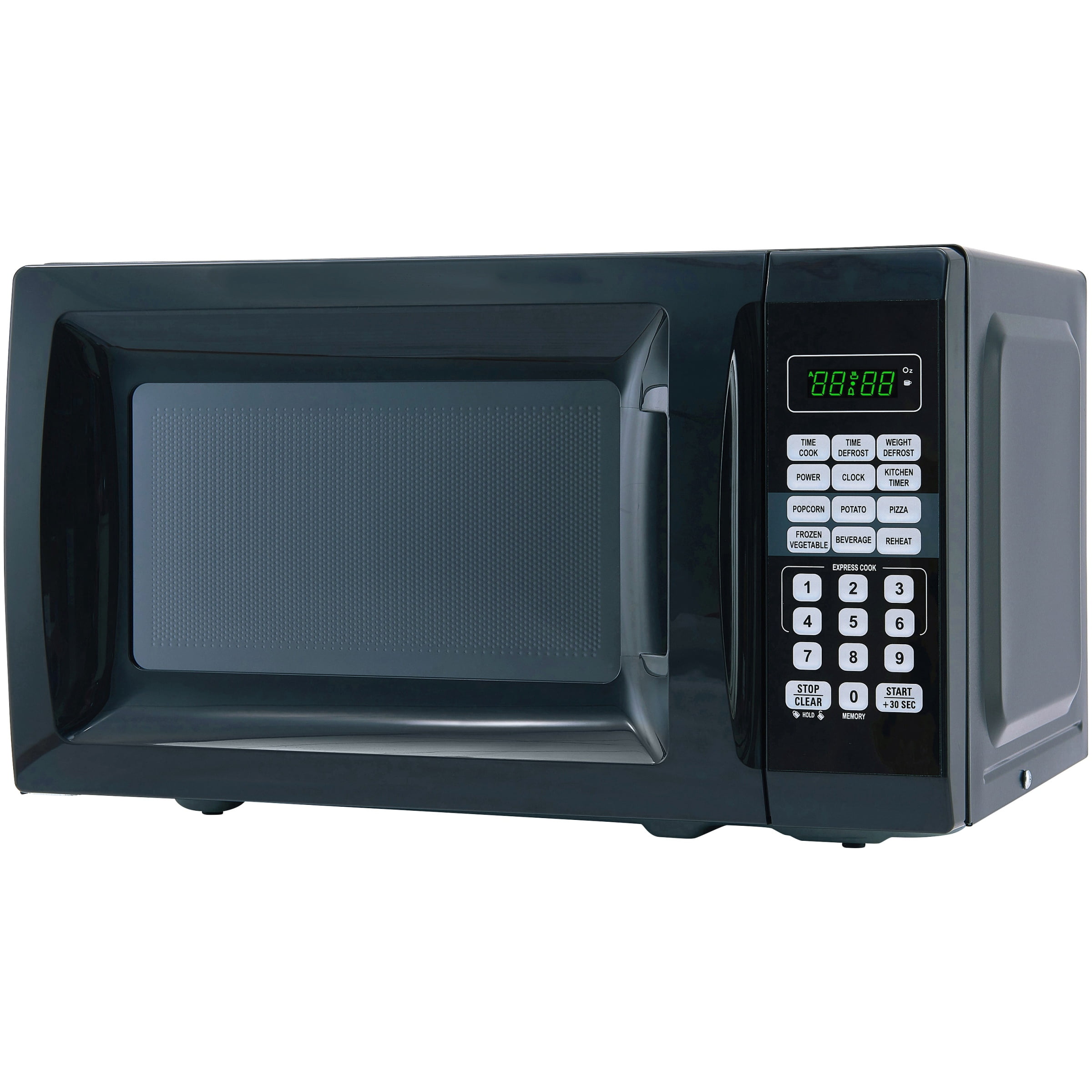Mainstays 0.7 Cu. Ft. 700 W Microwave Black with 10 Power Levels