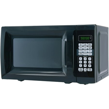 Mainstays 0.7 Cu. Ft. 700 W Microwave Black with 10 Power (Best 1.0 Cu Ft Microwave)