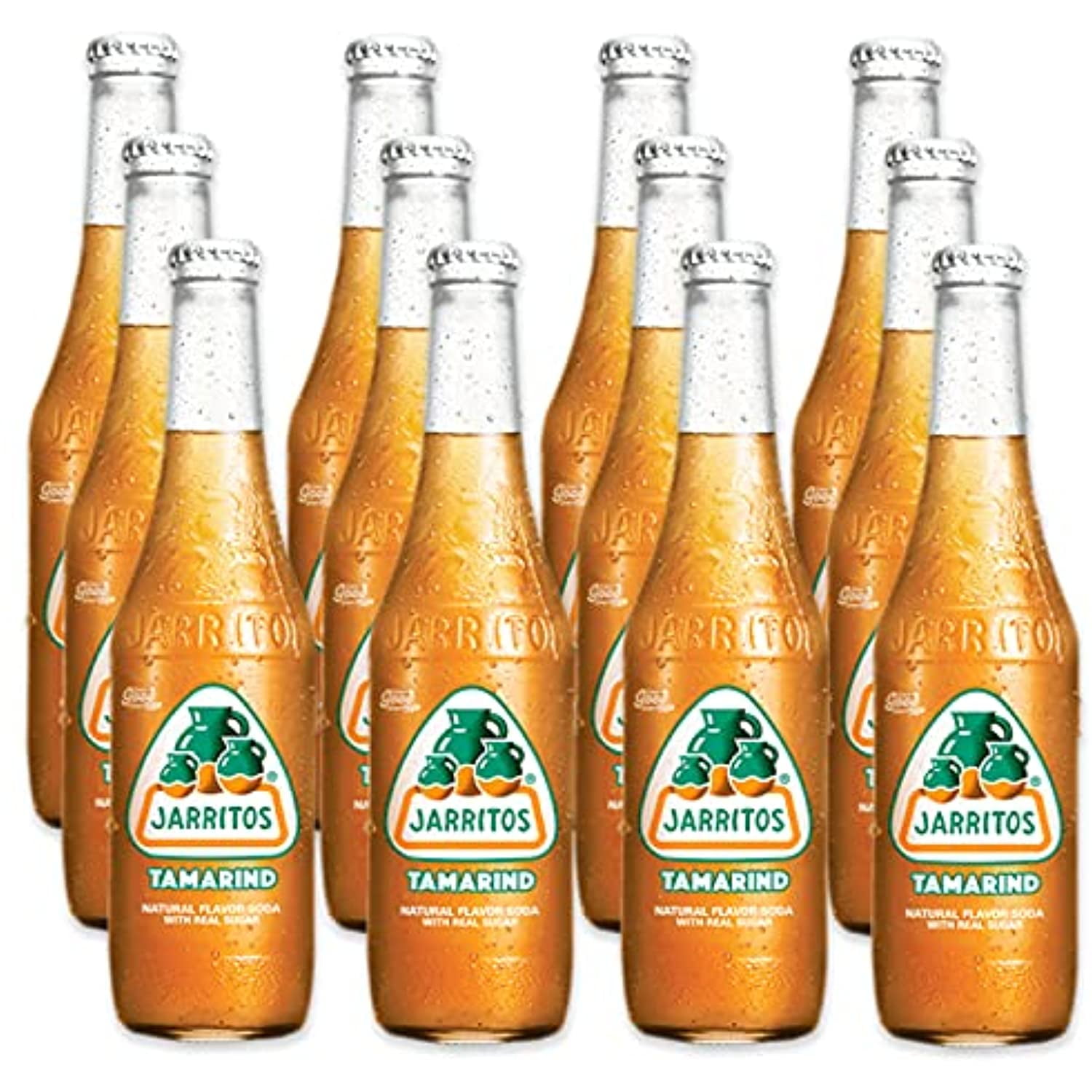 Jarritos Naturally Flavored Tamarind Soda 12/12.5 Fl. Oz. Glass Bottle