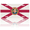 Flag of Florida, variant on 1 Pcs 2D Flat License Plate Covers & Frames, Heart with Paw For Decorative Front, Waterproof For Decoration Aluminum License Plate Covers & Frames Cover For Men Women, 12" X 6"