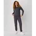 thumbnail image 7 of Hanes EcoSmart Women's Fleece Sweatpants with Cinched Cuffs, 30" Slate Heather M, 7 of 7