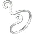 thumbnail image 1 of Toe Ring Adjustable Opening Toe Knuckle Ring Women Summer Beach Foot Jewelry, 1 of 8