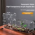 thumbnail image 2 of Acrylic Jumping Spider Enclosure, Transparent Reptile Terrarium Enclosure, Small Reptiles Habitat Tank Breeding Box for Tarantula Insect Snake Lizard, 2 of 8