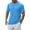 Light Blue, variant on Men's Breathable Workout T Shirts Loose Fit Gym Running Athletic Tee for Summer Sports Casual Wear