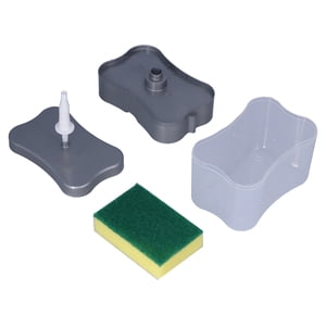Liquid Soap Pump, Dish Soap Dispenser Kitchen Sponge Cleaning Plastic  for Restaurant for Office for School