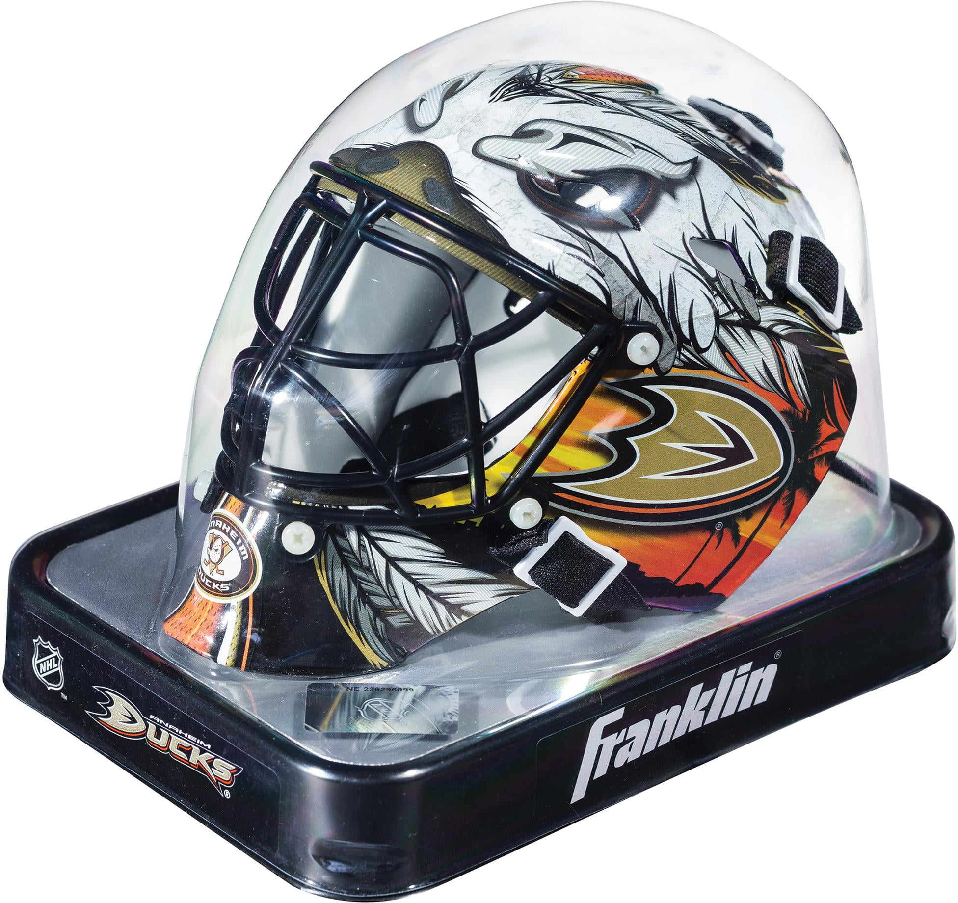 Mini Masque De Gardien De But San Jose Sharks - Réplique Franklin Sports - Neuf