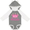 thumbnail image 3 of Inktastic Yes I Am The Princess Crown Girls Long Sleeve Baby Bodysuit, 3 of 5